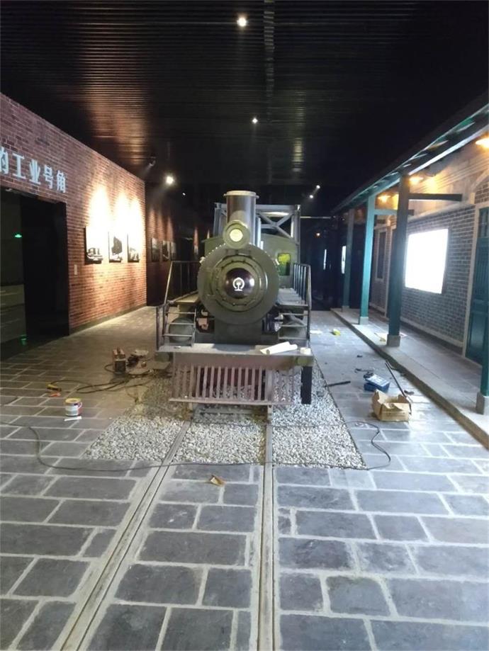 绥德县蒸汽火车模型